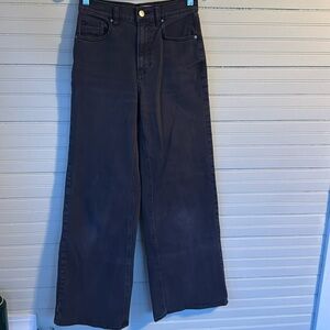 PacSun black wide legged size 24 stretch jeans